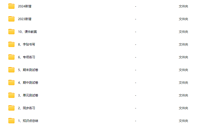小学一年级英语、数学、语文学习资料免费下载