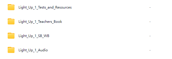 Longman Pearson Light Up 五级中学英语教材