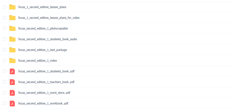 Longman Pearson Focus 第二版