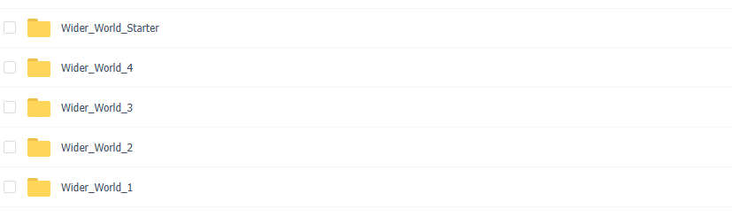Wider World（Longman Pearson × BBC）朗文培生中学英语教材