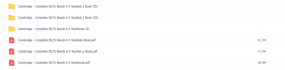 Cambridge Complete IELTS 剑桥官方权威雅思备考教材