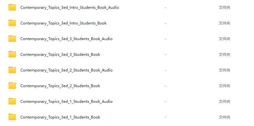 Contemporary Topics 朗文培生学术听力训练教材