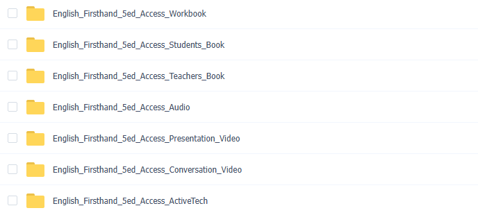 Pearson English Firsthand 培生全球畅销的成人与青少年英语口语教材