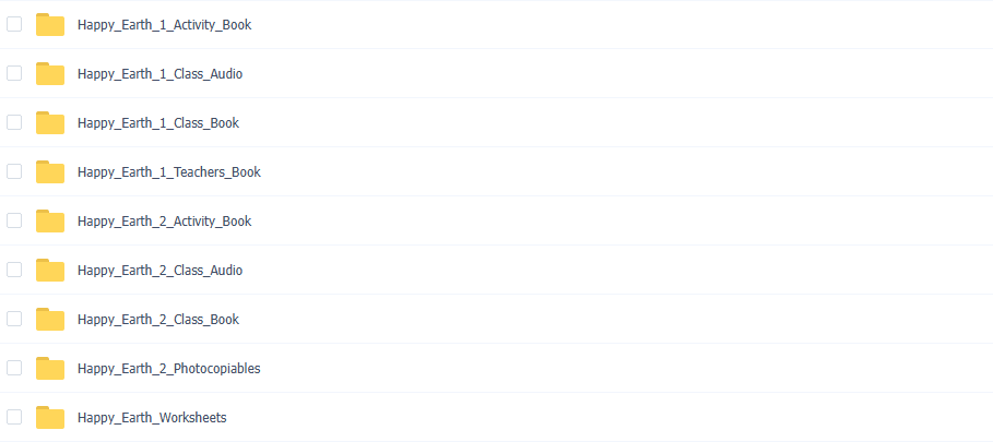 牛津Happy Earth 小学高年级英语教材