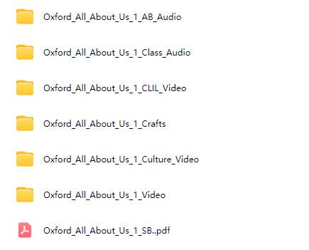 牛津 All About Us 6级别小学初中英语教材