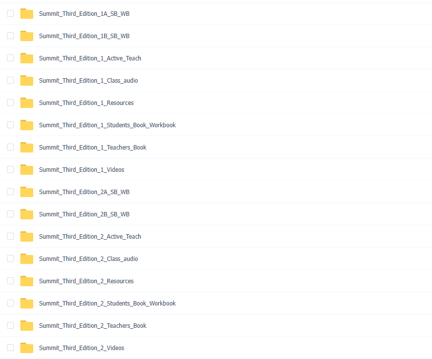 Pearson Longman Summit第三版 美式英语成人教材