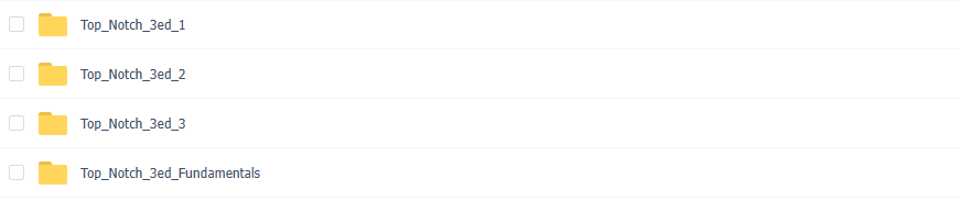 Pearson Top Notch 培生成人英语经典教材