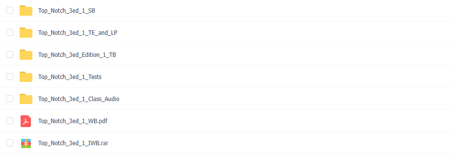 Pearson Top Notch 培生成人英语经典教材