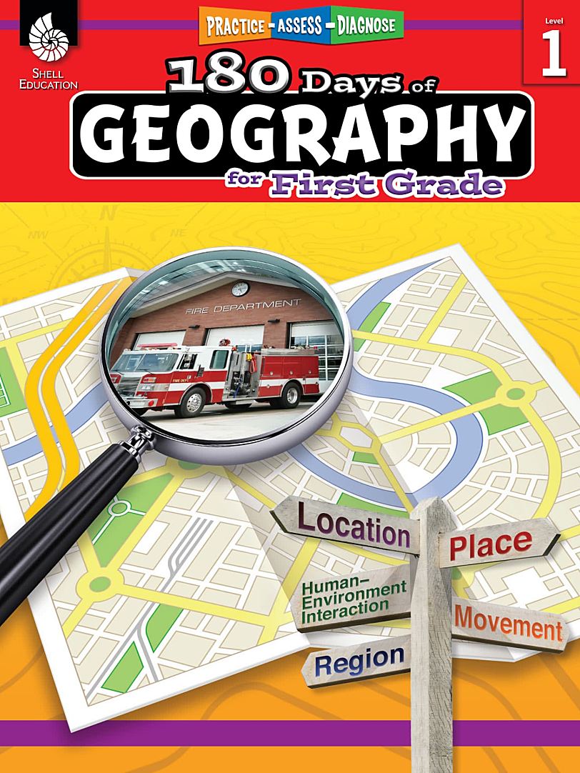 180 Days of Geography 美国小学地理练习册