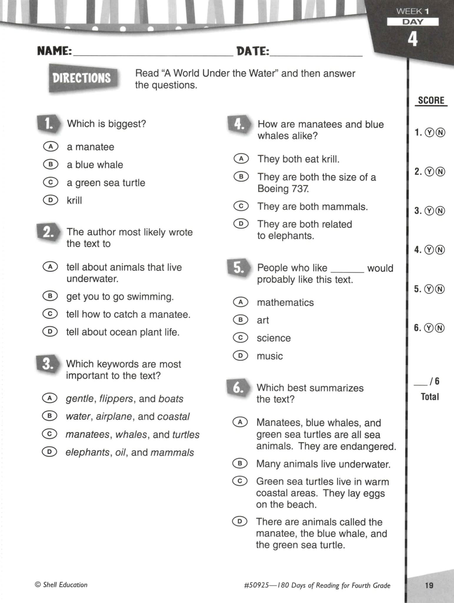 180 Days of Reading 美式英语阅读练习册