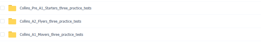 Collins Practice Tests for YLE 柯林斯YLE备考教材 电子版PDF 百度云网盘下载