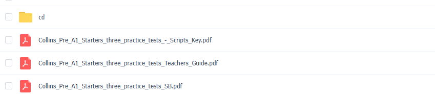 Collins Practice Tests for YLE 柯林斯YLE备考教材 电子版PDF 百度云网盘下载