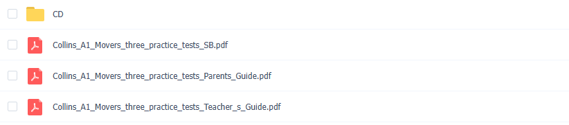 Collins Practice Tests for YLE 柯林斯YLE备考教材 电子版PDF 百度云网盘下载