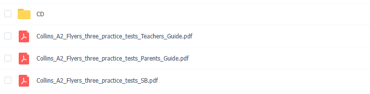 Collins Practice Tests for YLE 柯林斯YLE备考教材 电子版PDF 百度云网盘下载