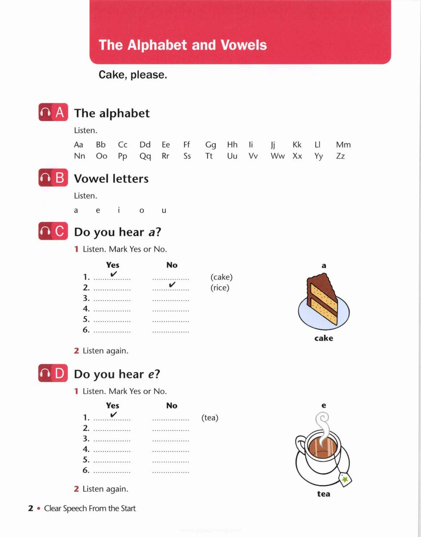 Cambridge Clear Speech 北美发音与听力系列
