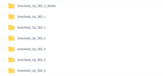 牛津Everybody Up教材第三版 电子版PDF 夸克百度云网盘下载