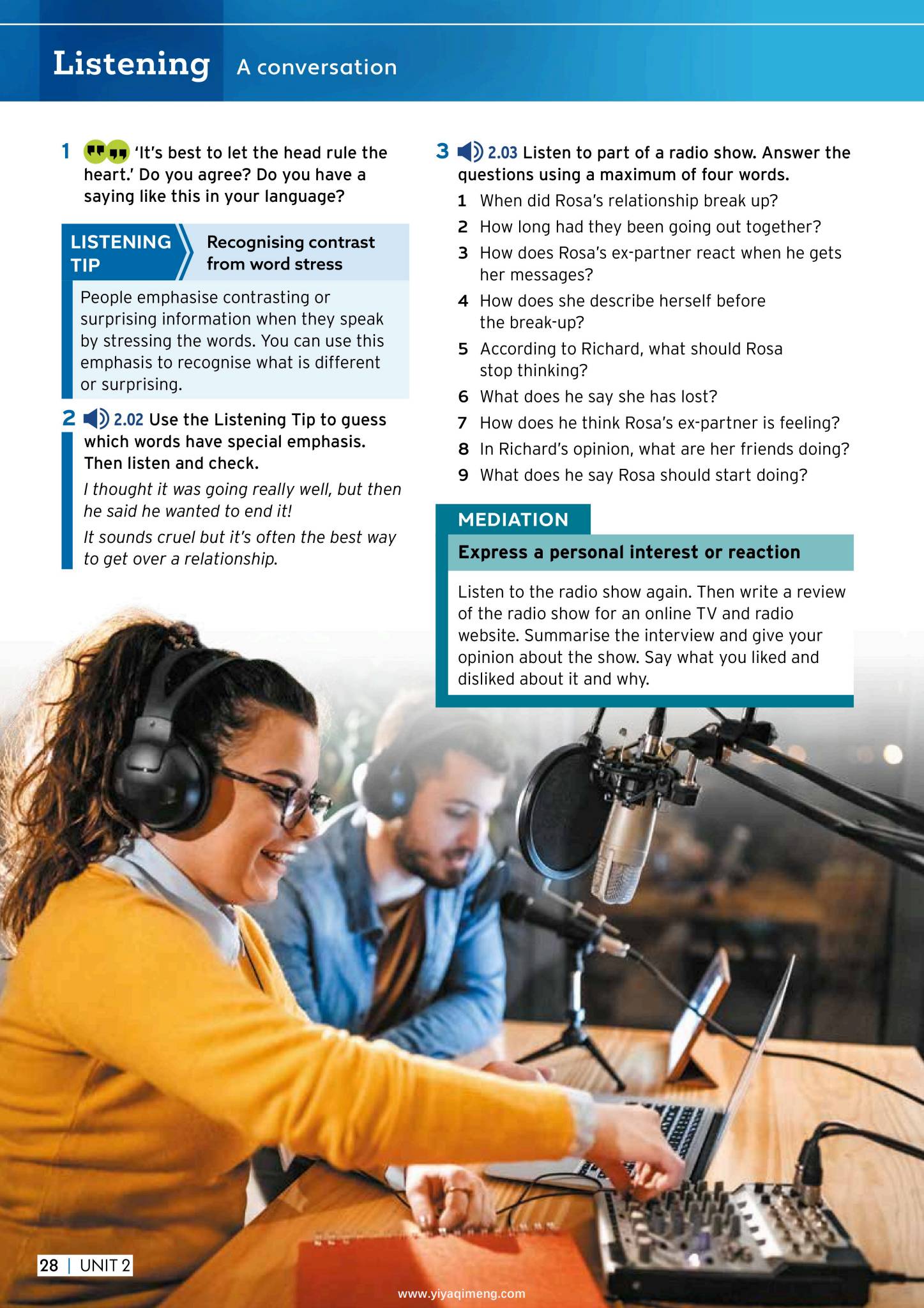 剑桥思辨性高中英语教材 Cambridge Make Your Point 