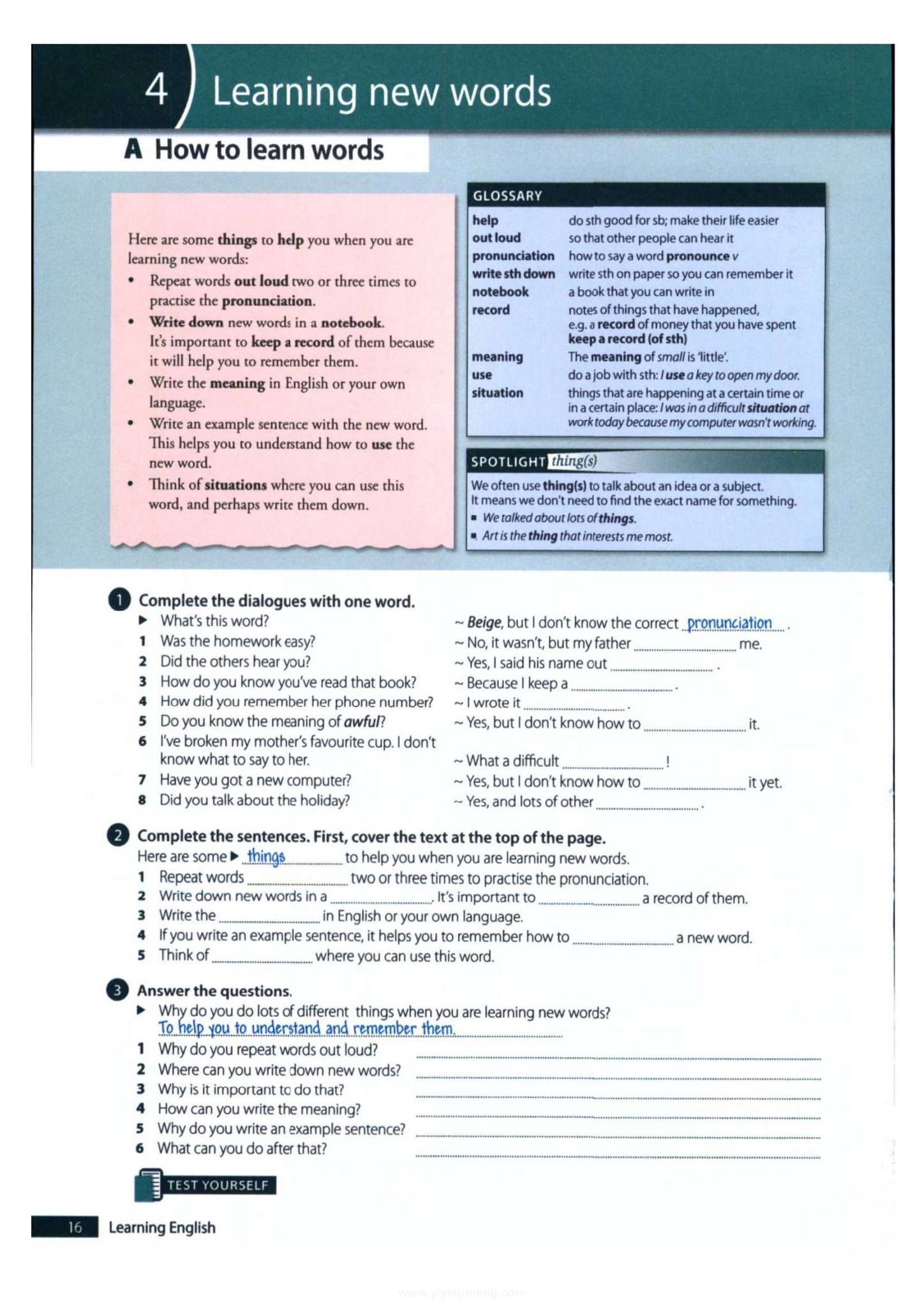 Oxford Word Skills 牛津三级别英语词汇教材 电子版PDF 夸克百度云网盘下载