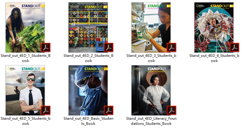 国家地理成人英语教材 Stand Out第四版