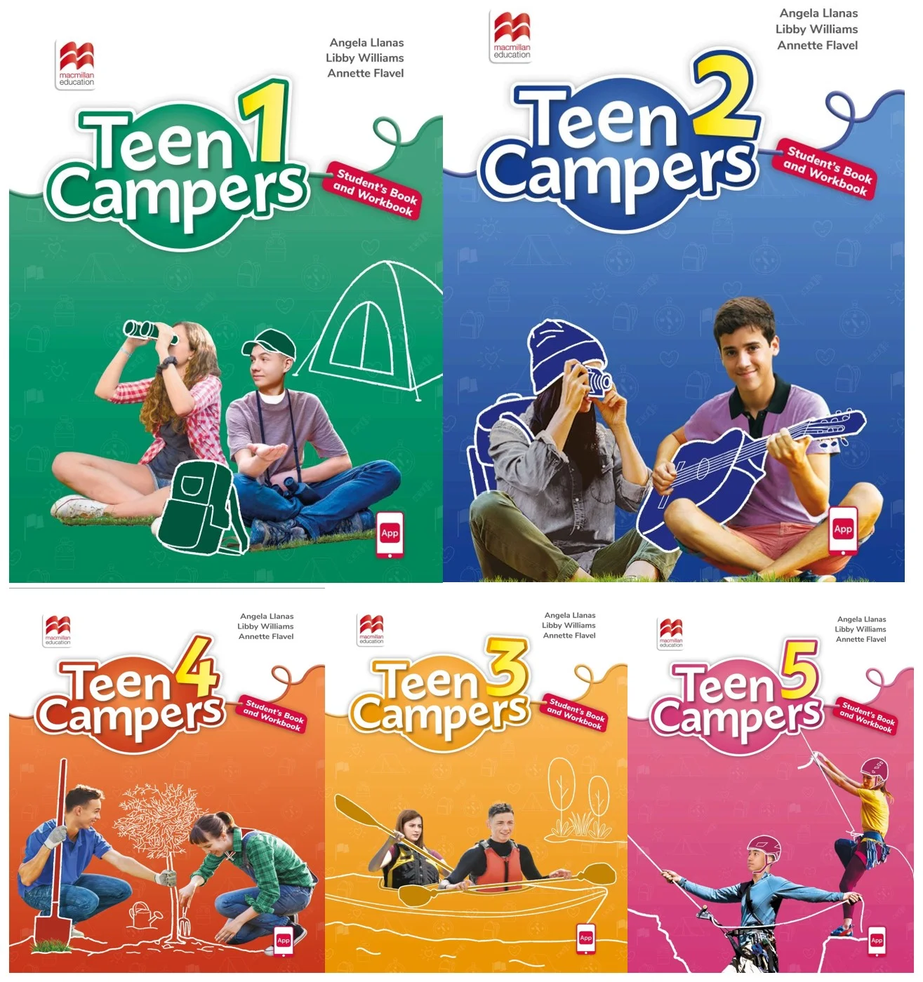 麦克米伦《Teen Campers》 五级别美国青少年英语教材