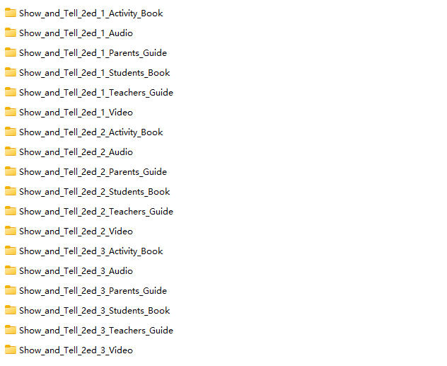 牛津幼儿英语教材 Oxford Show and Tell 第二版