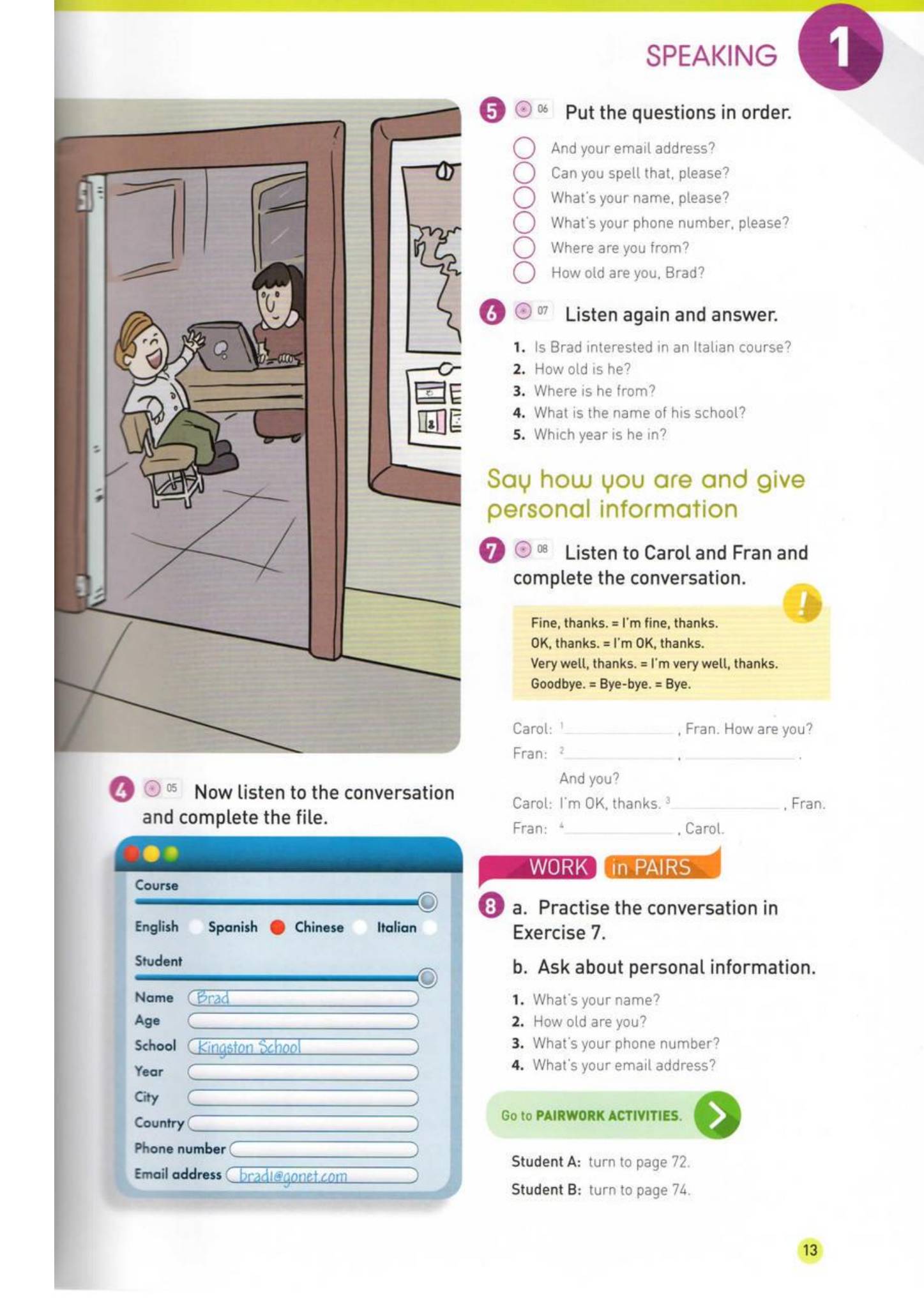 What's Up? Longman Pearson培生青少年英语教材 电子版DPF 夸克百度云网盘下载