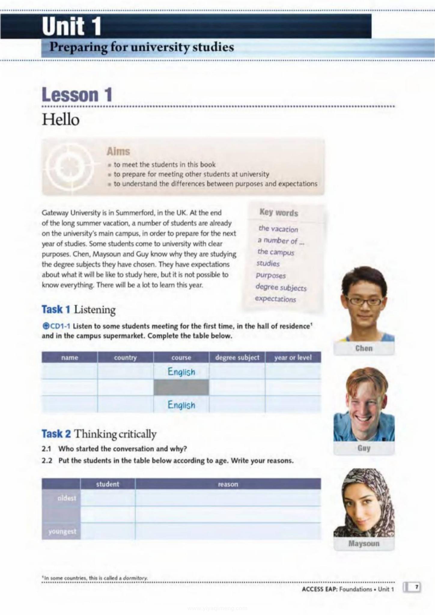 Access EAP: Foundations & Frameworks Garnet 学术英语入门与进阶教材