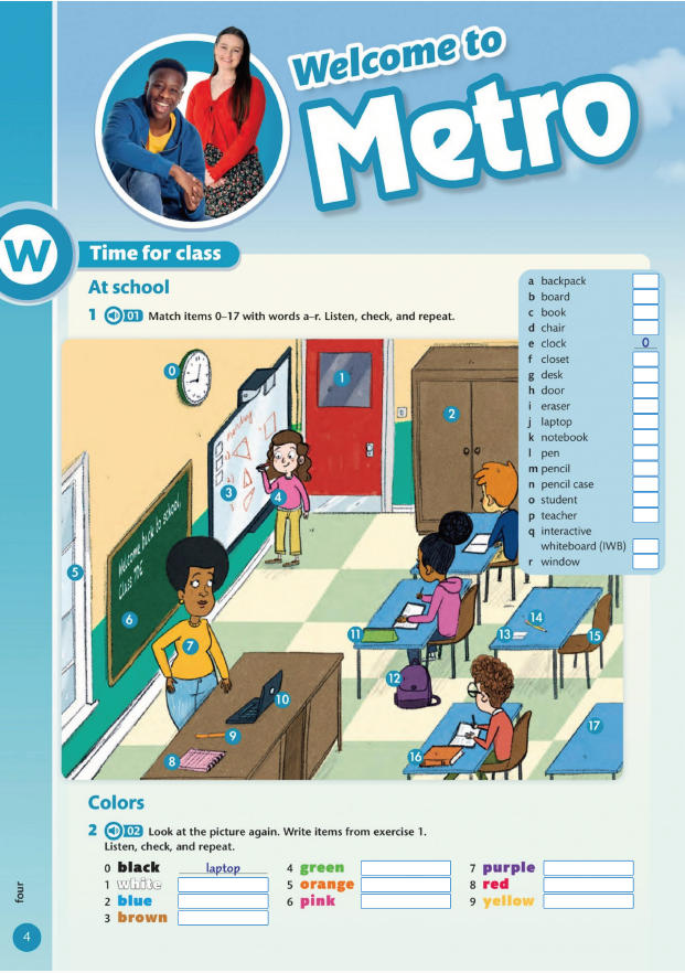 Oxford Metro教材 第二版 牛津青少年英语 4 级全套