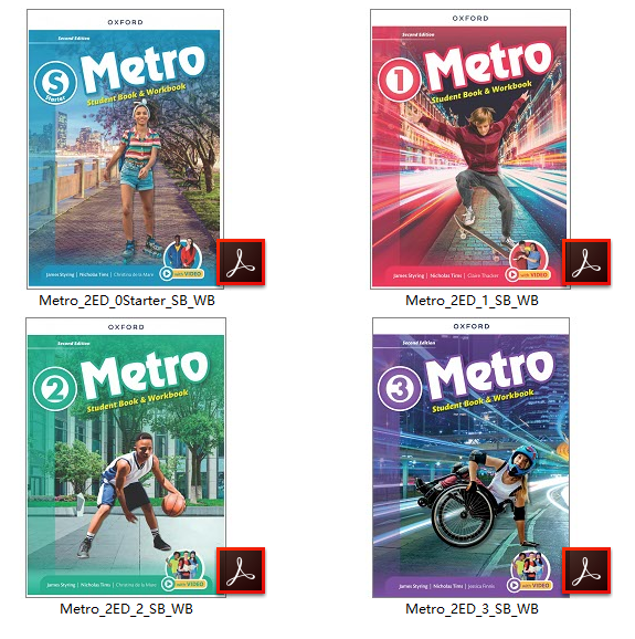 Oxford Metro教材 第二版 电子版PDF 夸克百度云网盘下载