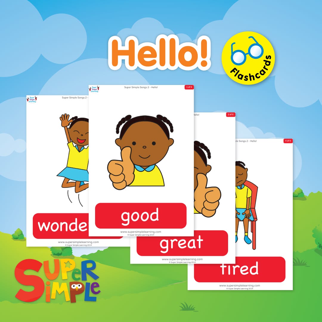 Super Simple Songs 超全39 套闪卡电子版资源可打印 下载 