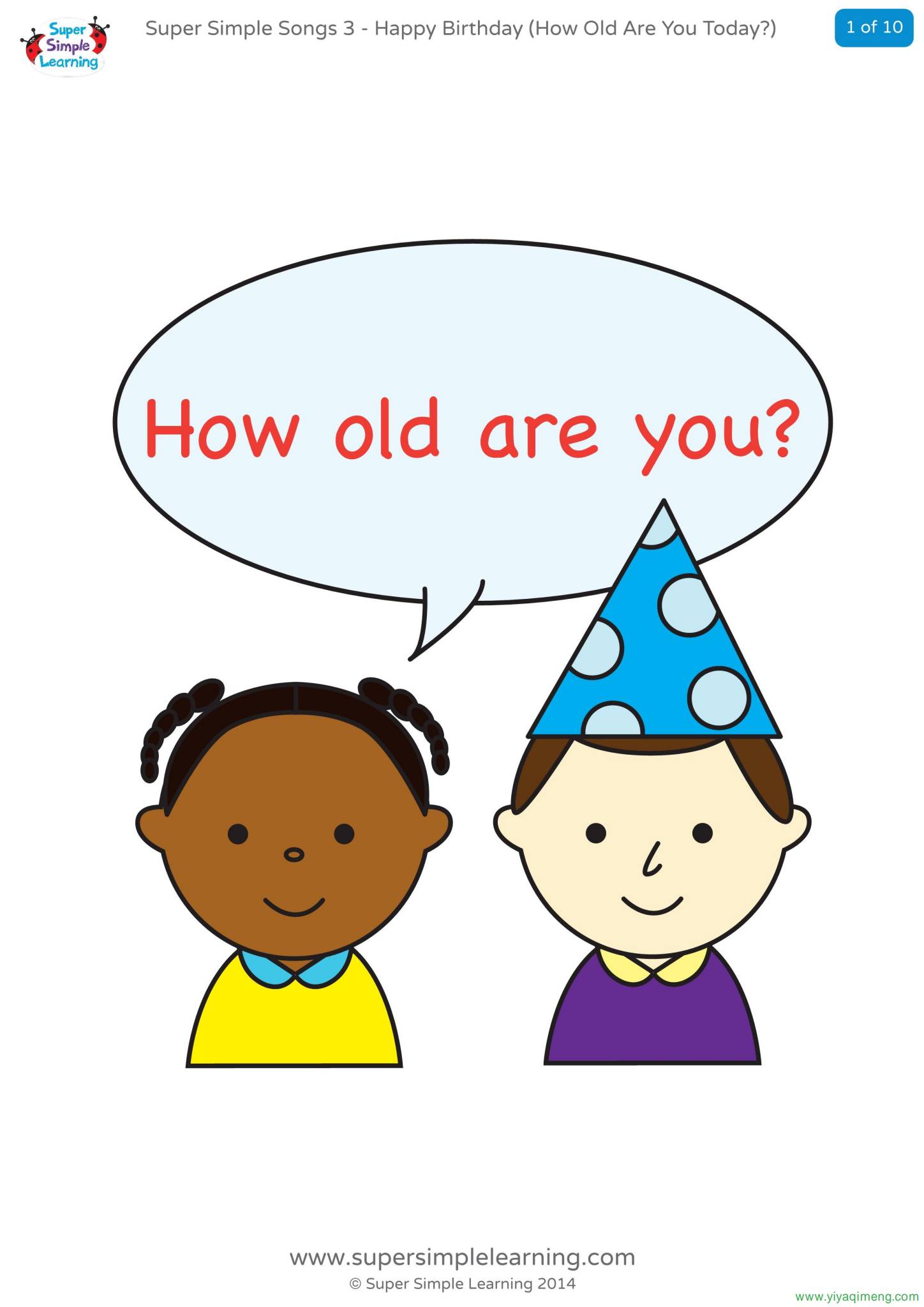 Super Simple Songs 超全39 套闪卡电子版资源可打印 下载 