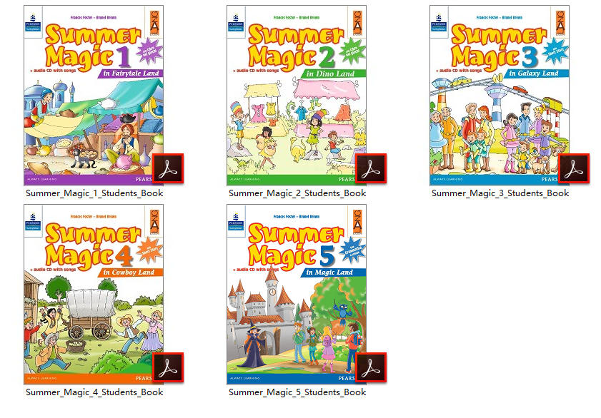 Pearson Summer Magic 儿童假期英语复习课程