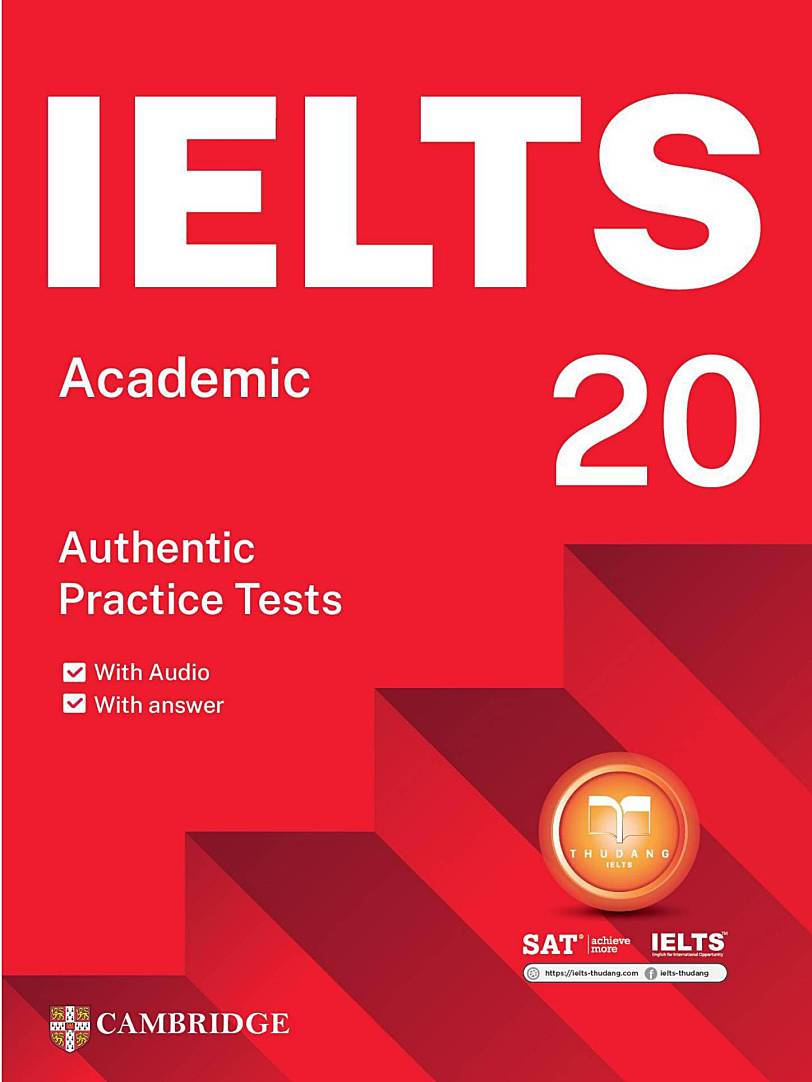 Cambridge IELTS 20 Academic 2025剑雅真题系列 带音频