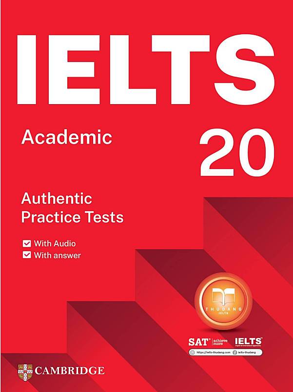 Cambridge IELTS 20 Academic 2025剑雅真题系列 带音频