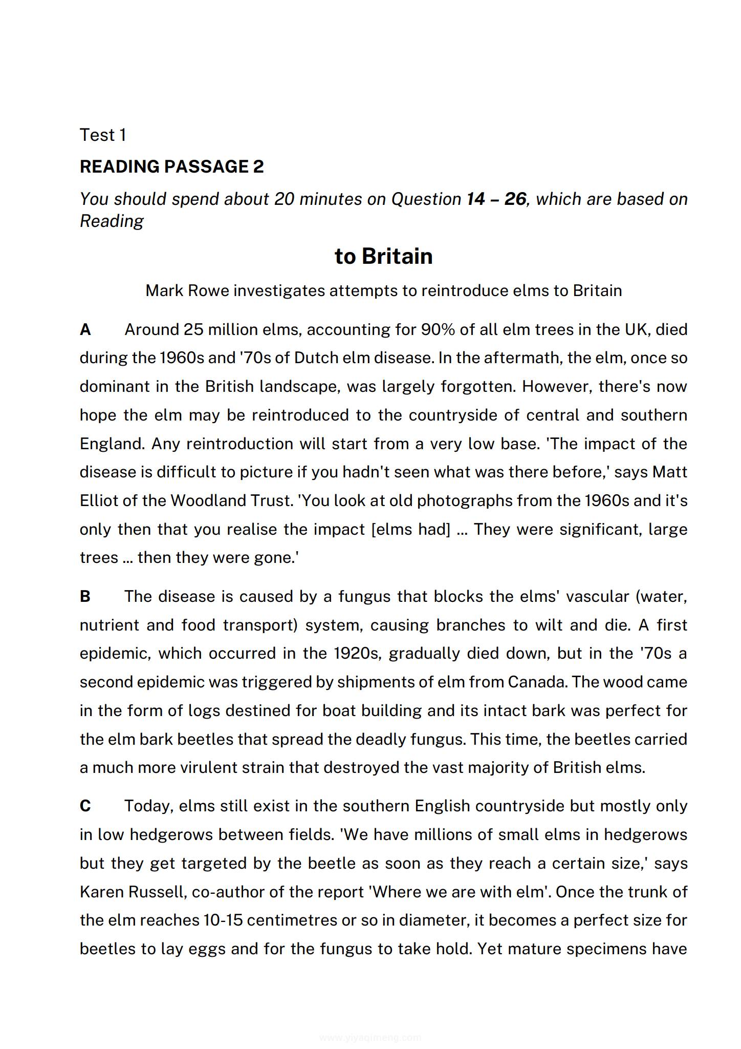 Cambridge IELTS 20 Academic 2025剑雅真题系列 带音频
