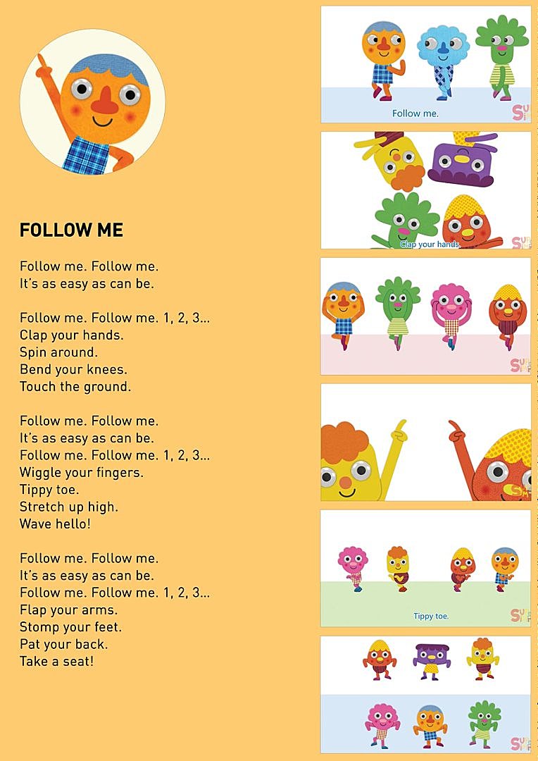 Super Simple Songs 185首儿歌歌词卡片——免费下载打印，跟唱不再抓瞎