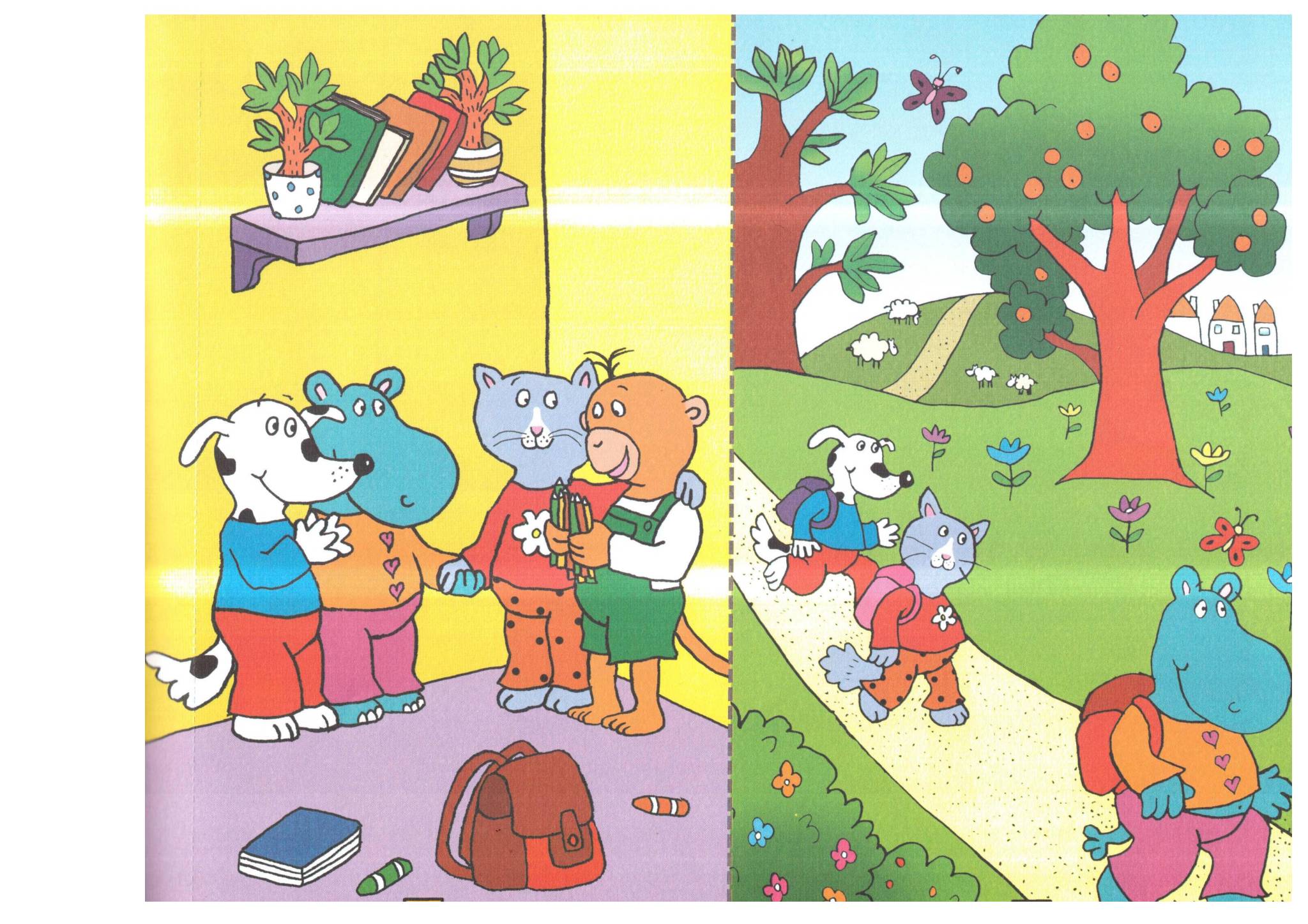 Cambridge Hippo and Friends 剑桥幼儿园英语启蒙教材 电子版PDF 夸克百度云网盘下载