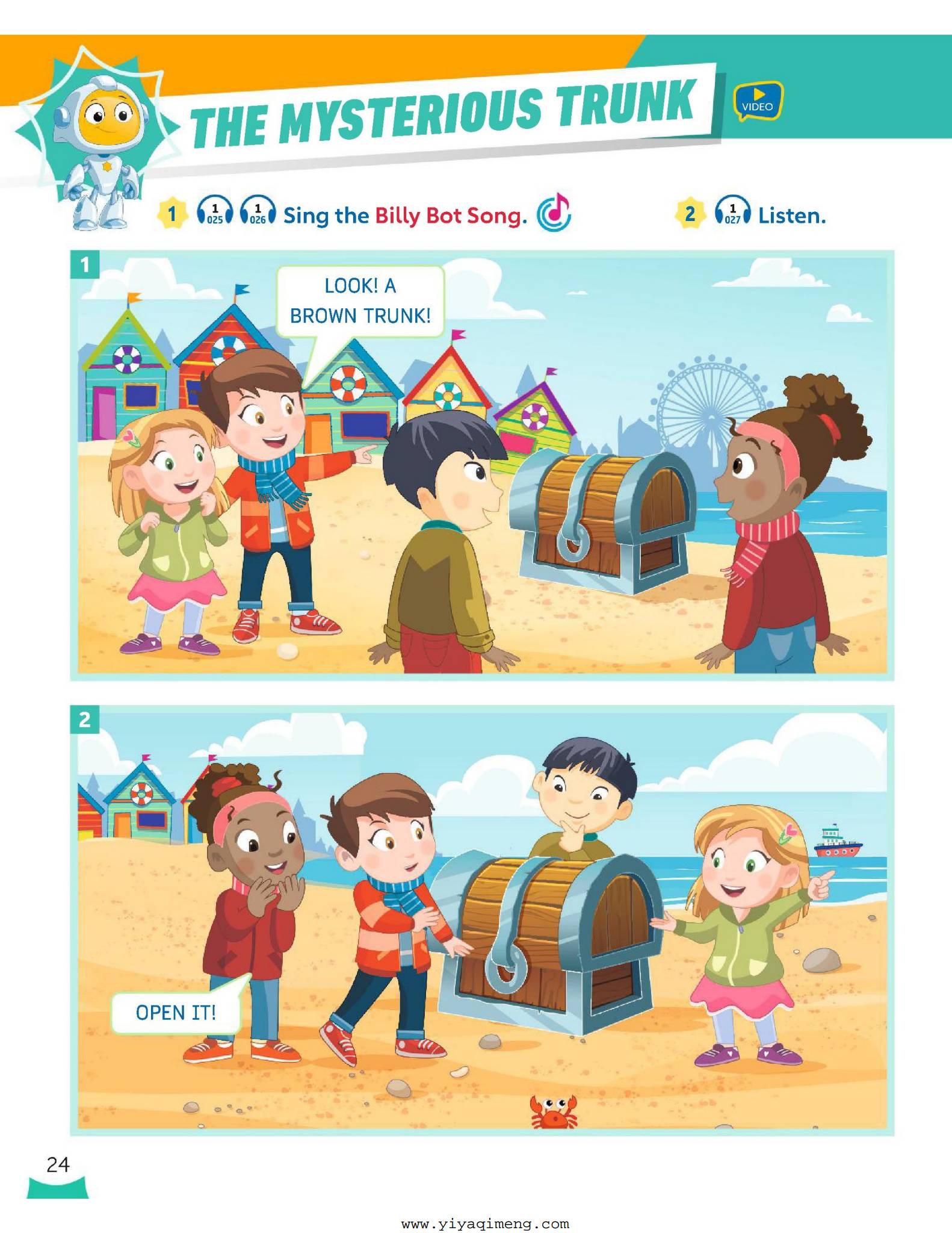 Billy Bot Pearson 培生小学英语综合教材 PDF/MP3/MP4 资源下载