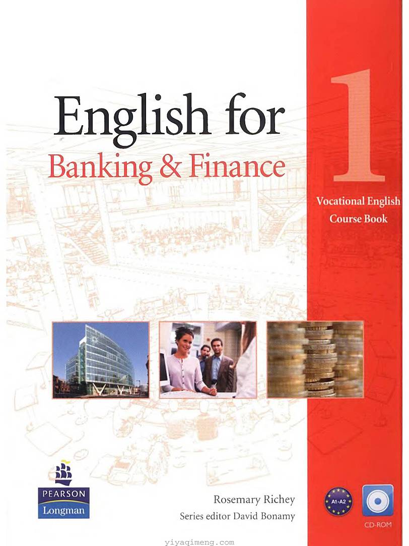 English for Banking and Finance电子版教材：Pearson Longman银行金融英语 PDF 资源