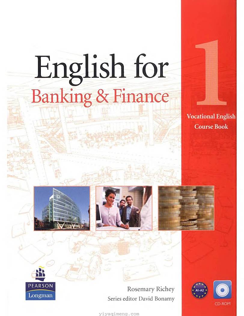 English for Banking and Finance电子版教材:Pearson Longman银行金融英语 PDF 资源