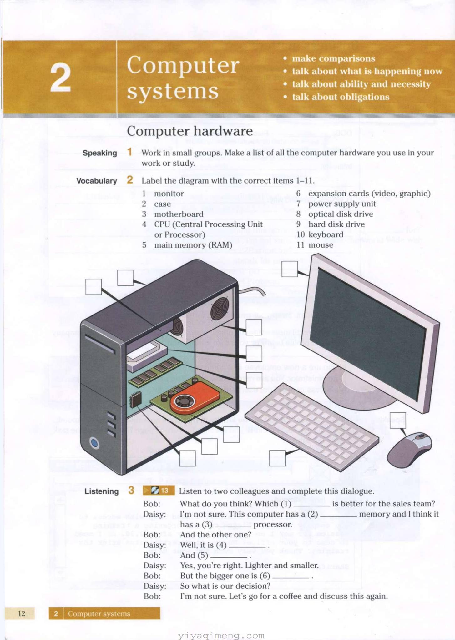 Pearson Longman English for Information Technology 信息技术行业英语电子版资源下载 (PDF+MP3+DOC)简介