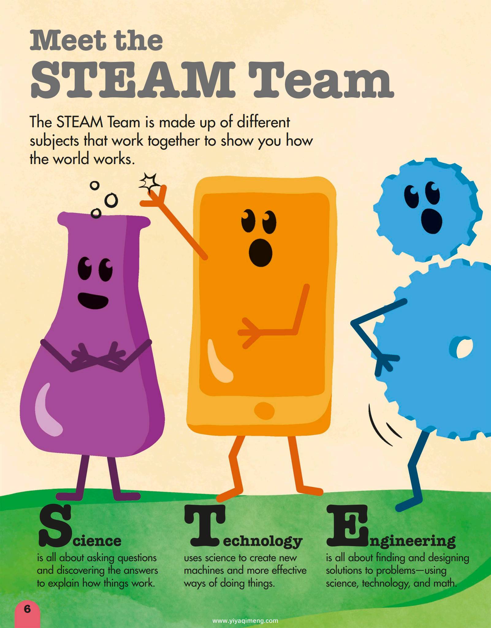 The STEAM Team 电子版 PDF：5-9岁STEAM启蒙科普绘本下载 内容