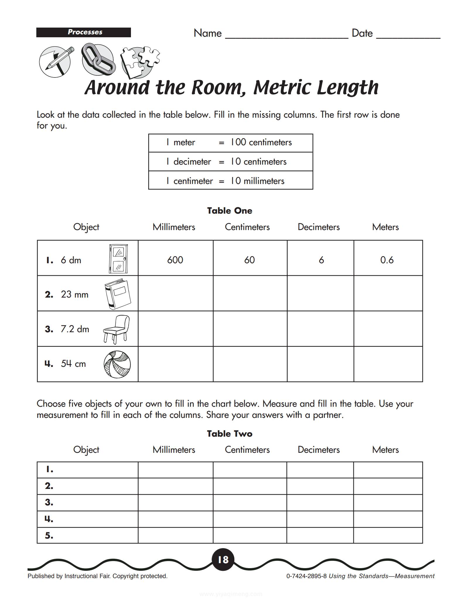 Using the Standards: Measurement幼小测量专项练习 资源目录