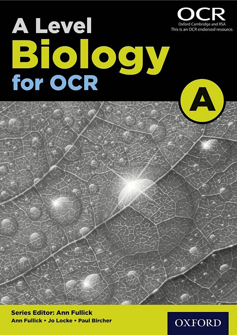 Oxford OCR A Biology A Level 学生课本 PDF OUP 合订本