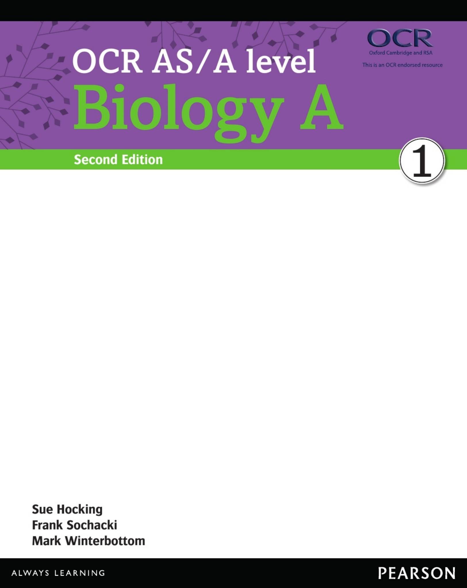 Pearson OCR A Biology A Level 学生课本(Year 1 + Year 2)PDF下载1