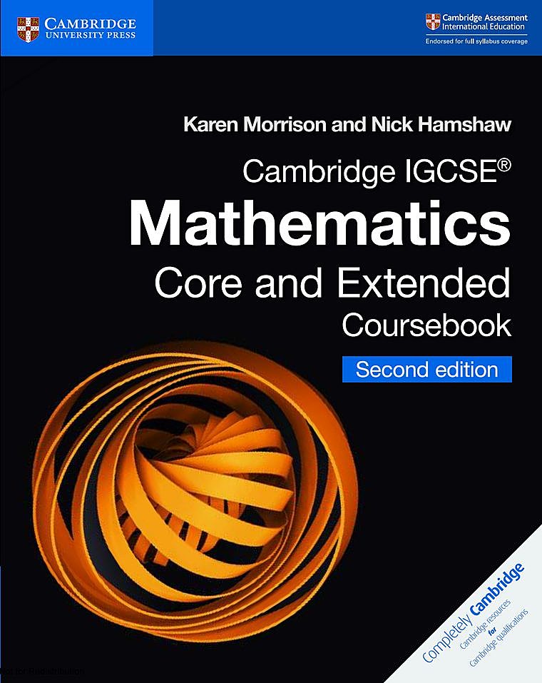 剑桥IGCSE数学教材全套PDF资源下载(Cambridge IGCSE Mathematics 5本合集)