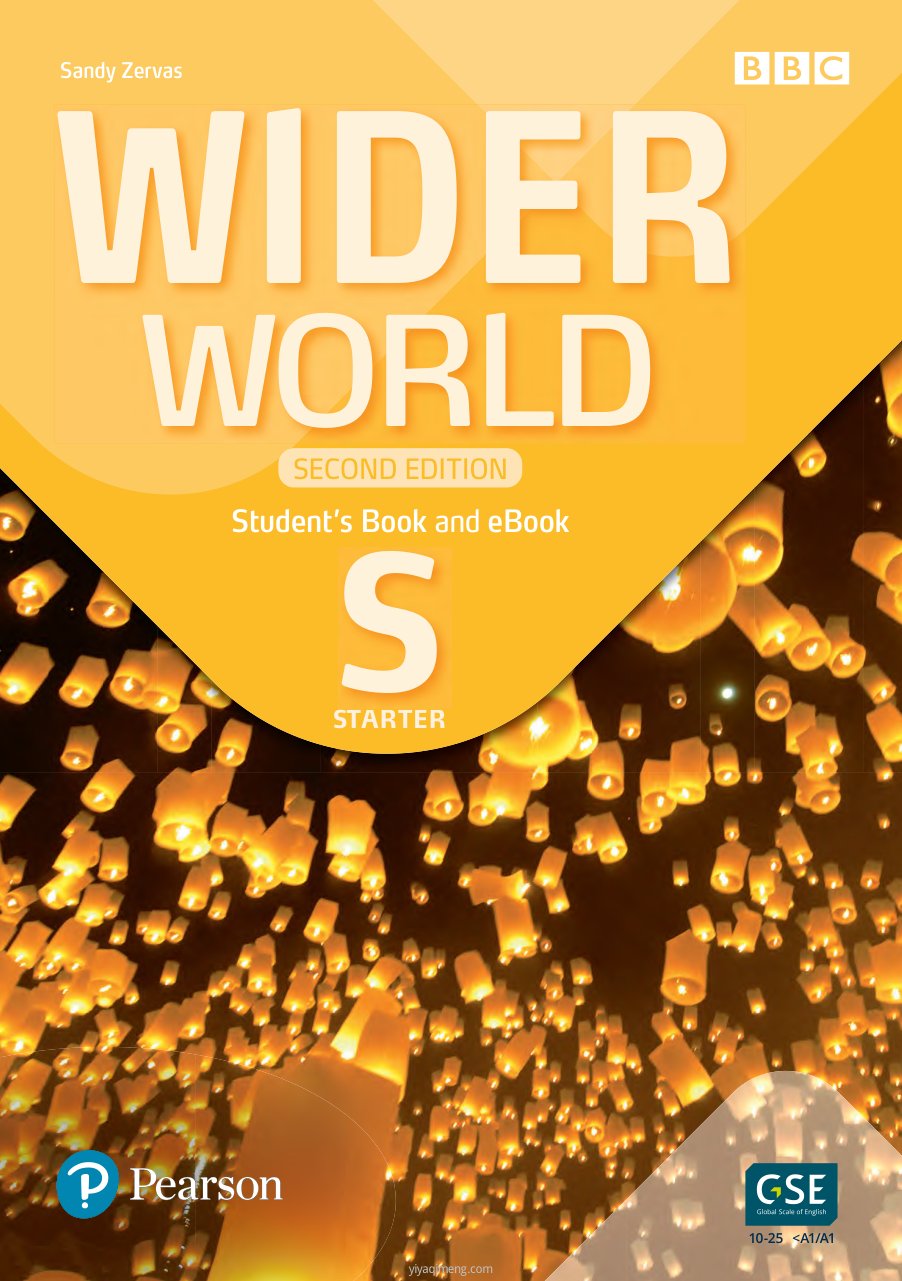 培生Wider World第二版Starter级学生书封面