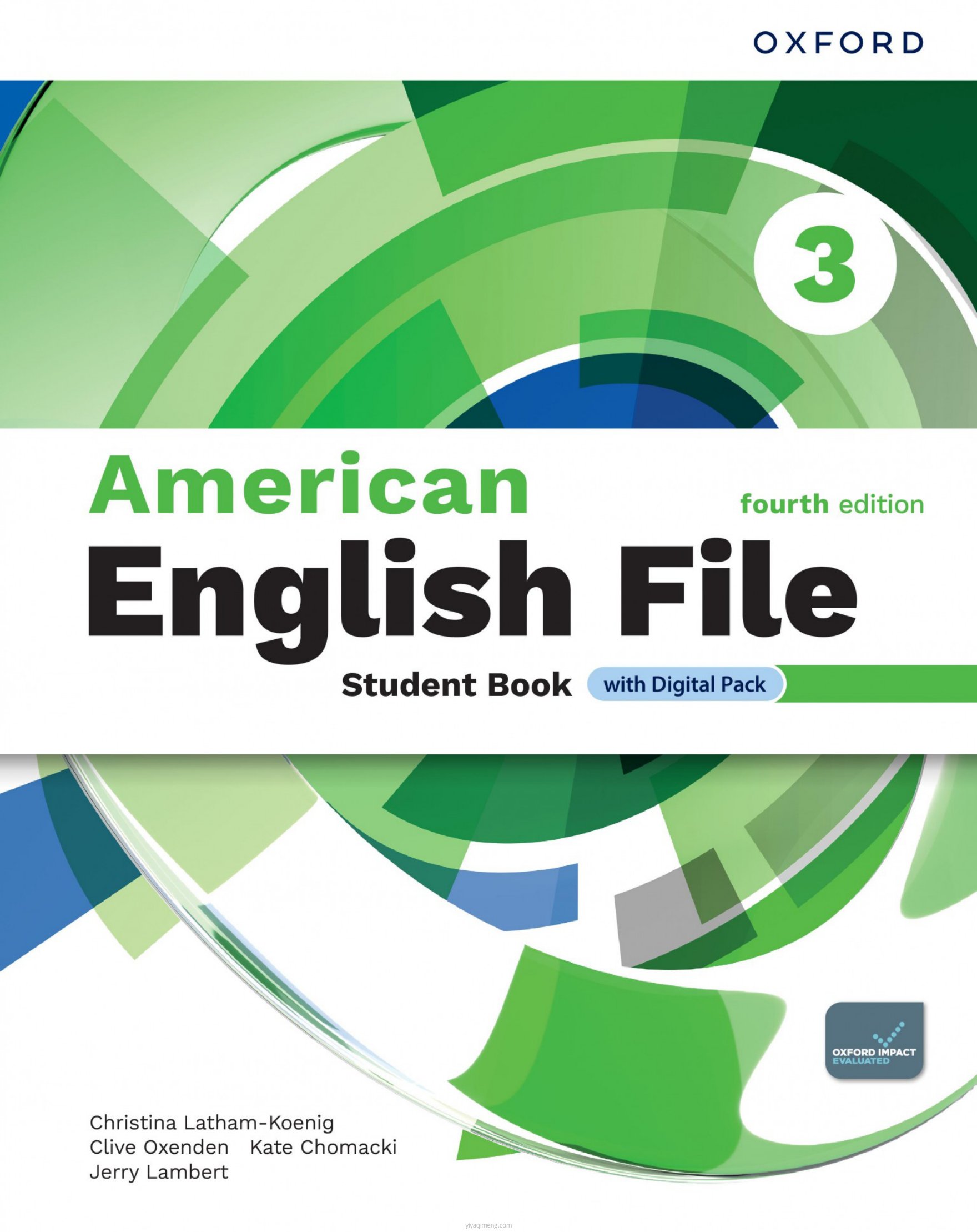 American English File第四版Level 3学生书封面