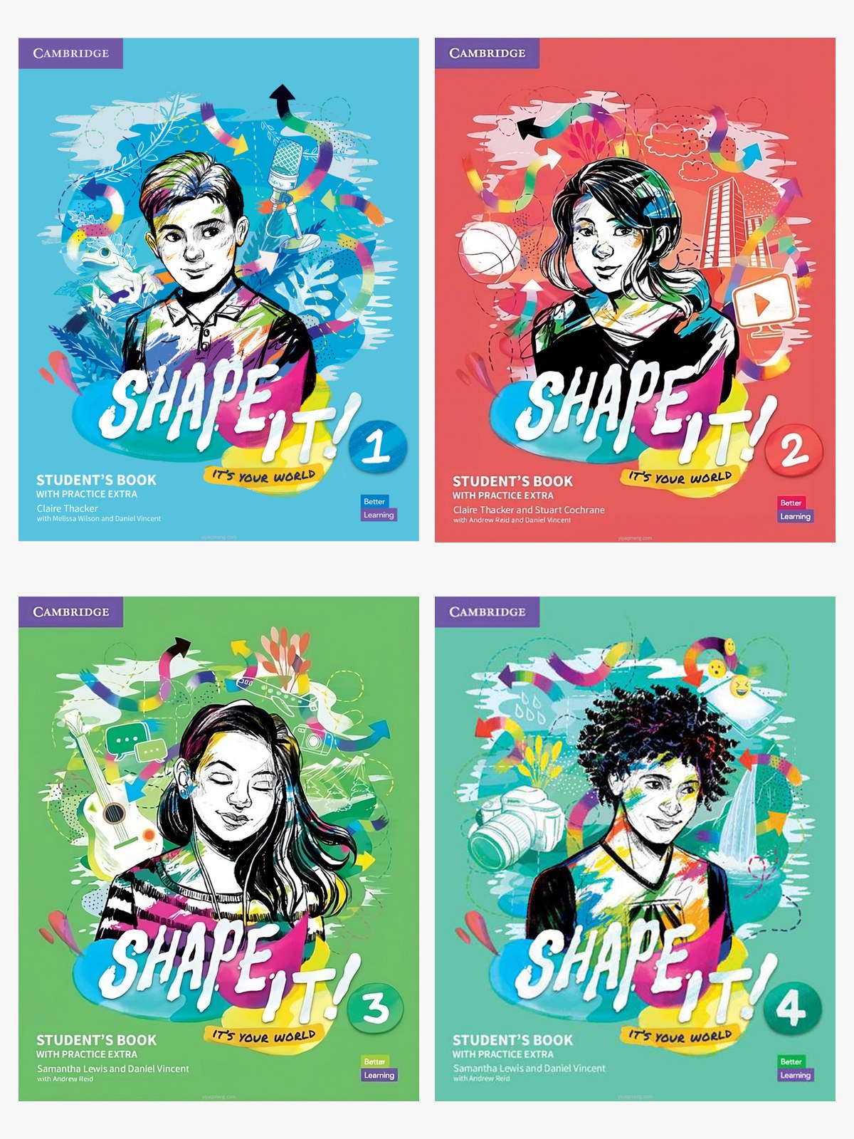 剑桥Shape It!第一版四级学生书封面合集