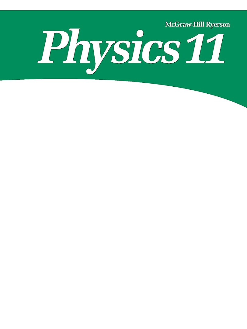 加拿大高中物理教材PDF：McGraw-Hill Ryerson Physics 11/12 两册电子版下载